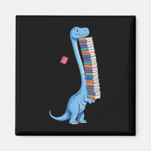 Boek Dragende Dinosaurus Leest Dino Magneet