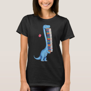 Boek Dragende Dinosaurus Leest Dino  T-shirt