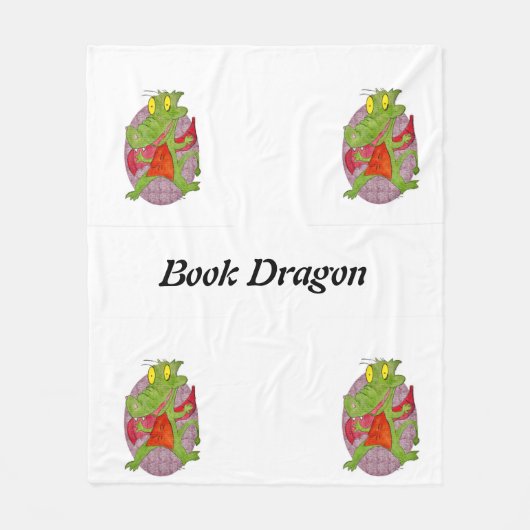 Boek Dragon Fleece Blanket van Sommer Hamilton Deken (Voorkant)