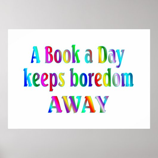 Boek een dag - Vanaf $ 11,80 Poster (Voorkant)