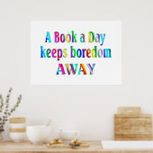 Boek een dag - Vanaf $ 11,80 Poster (Keuken)