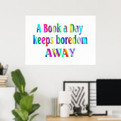 Boek een dag - Vanaf $ 11,80 Poster (Thuiskantoor)