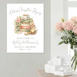 Boek Een Nieuw Hoofdstuk Bloemrijke Bruidsborrel B Poster