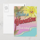Boek een vakantie vandaag! briefkaart (Voorkant / Achterkant)