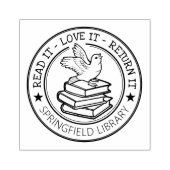 BOEK EIGENAAR ZEGEL RUBBER STEMPEL (Afrduk)