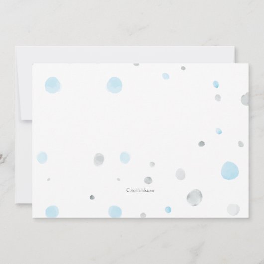 Boek en beker van koffie kaart (Achterkant)