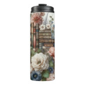 Boek en Bloemen Thermische Tumbler Thermosbeker (Voorkant)