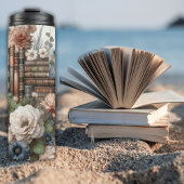 Boek en Bloemen Thermische Tumbler Thermosbeker