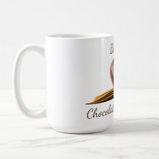 Boek- en Chocolade Lover-Mok Koffiemok (Links)
