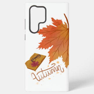 Boek en herfst telefoonhoesje samsung galaxy hoesje