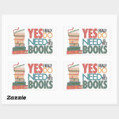 Boek- en leesliefde sticker (Vel)