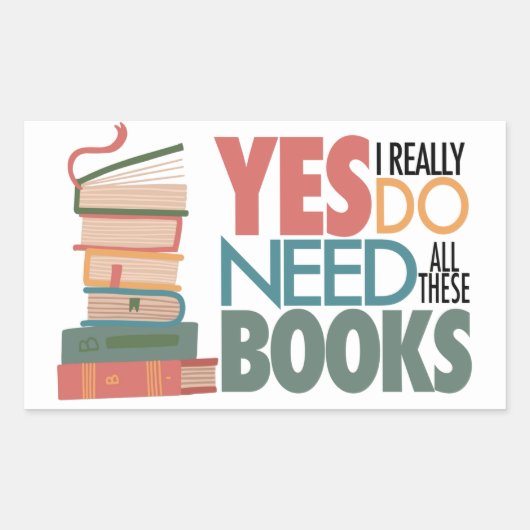 Boek- en leesliefde sticker (Voorkant)