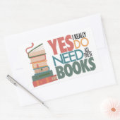 Boek- en leesliefde sticker (Envelop)