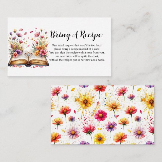 Boek en Ring Thema Bijlage kaart (Voorkant / Achterkant)