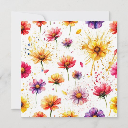 Boek- en ringthema bedankkaart (Achterkant)