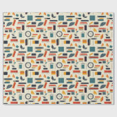 Boek en school inpakpapier (Vlak)