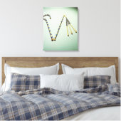 Boek en vloek van de tombe van Tutankhamun Canvas Afdruk (Insitu (Slaapkamer))