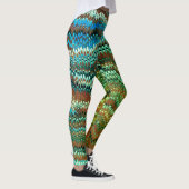 Boek Endpaper Marbling (Green Leaf) Leggings (Rechts)