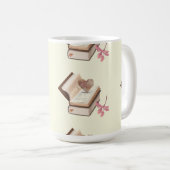  boek esthetiek met hartkaart & botanisch koffiemok (Voorkant rechts)