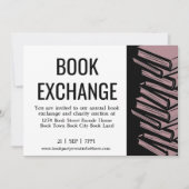 Boek Exchange Zwart Dusty Roos Kaart (Voorkant)