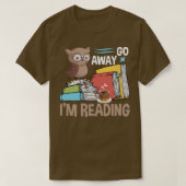 Boek gaat weg bij lezen t-shirt (Design voorkant)