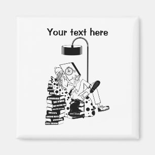 boek geek nerd magneet