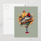 Boek Geleerd Briefkaart (Voorkant / Achterkant)