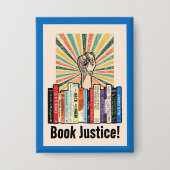 Boek Gerechtigheid! Button (Voorkant)