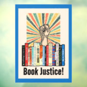 Boek Gerechtigheid! Raamsticker (Vel 3)