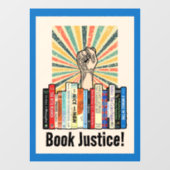 Boek Gerechtigheid! Raamsticker (Vel)