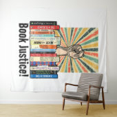 Boek Gerechtigheid! Wandkleed (In Situ (horizontaal))