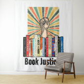 Boek Gerechtigheid! Wandkleed (In situ)