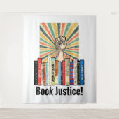 Boek Gerechtigheid! Wandkleed (Voorkant)