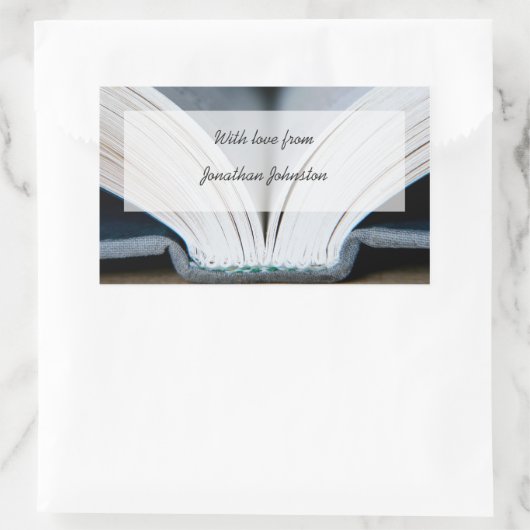 Boek Gift Sticker (Tas)