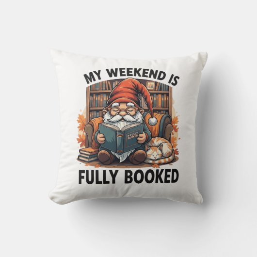 Boek gnome ontwerp kussen (Voorkant)