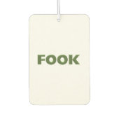 Boek groene witte auto luchtverfrisser (Voorkant)