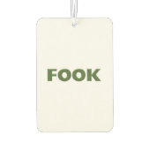 Boek groene witte auto luchtverfrisser (Achterkant)