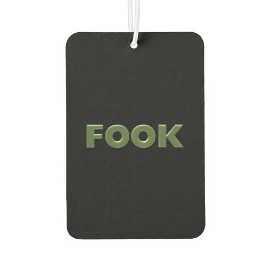 Boek groene zwarte auto luchtverfrisser (Achterkant)