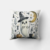 Boek Halloween Ghost Stars Night Half Moon Jack Fu Kussen (Achterkant)