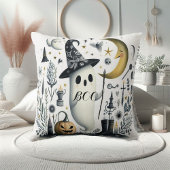 Boek Halloween Ghost Stars Night Half Moon Jack Fu Kussen