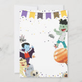 Boek Halloween Kids Verjaardagsfeest Spooky Kostuu Kaart (Achterkant)