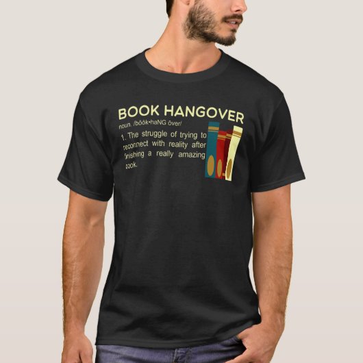 Boek Hangover Definitie T- T-shirt (Voorkant)