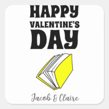 boek, Happy valentines day personaliseer naam
