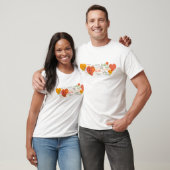 Boek (hart) collectie t-shirt (Unisex)