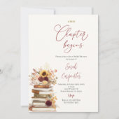 Boek Herfst Bruids Douche Uitnodiging (Voorkant)