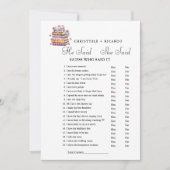 Boek Hij zei dat ze zei Vrijgezellenfeest spel kaa Aankondiging (Voorkant)