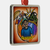 Boek Hoesje Metalen Ornament (Rechts)