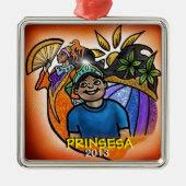 Boek Hoesje Metalen Ornament (Voorkant)