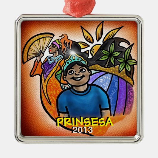 Boek Hoesje Metalen Ornament (Voorkant)