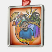 Boek Hoesje Metalen Ornament (Links)